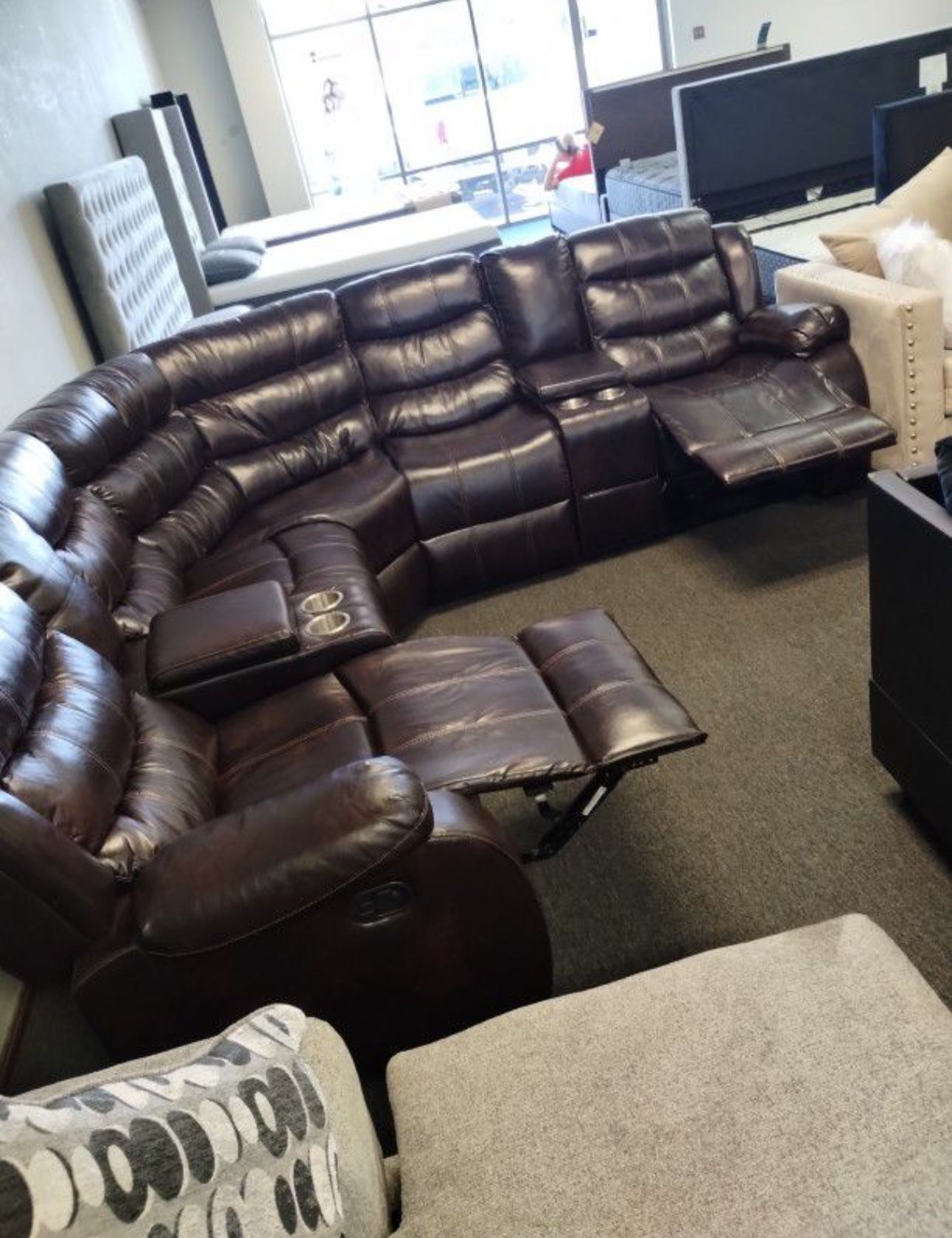 NEW RECLINING SECTIONAL ONLINE DEAL - Special Financing Available Just 40 Down