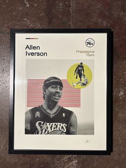 Allen Iverson Framed Poster