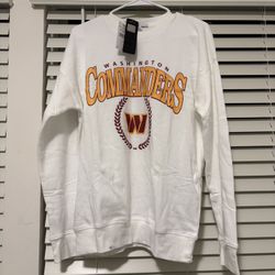 Washington Commanders Sweatshirt Women Medium 