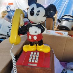 70's Vintage Mickey Mouse Phone