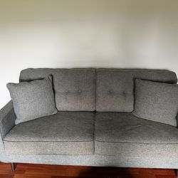 2 matching Grey Ashely sofas