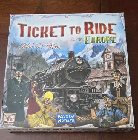TICKET TO RIDE EUROPE EDITION BOARD GAME
