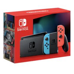 Switch with Neon Blue and Neon Red Joy‑Con - Nintendo Switch