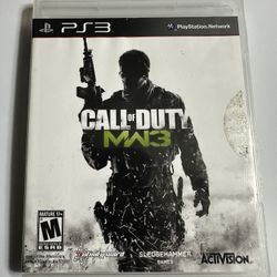 PS3 Call Of Duty MW3 Modern Warfare 3 PlayStation Video Game Case
