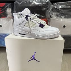Nike air Jordan 4 retro purple metallic