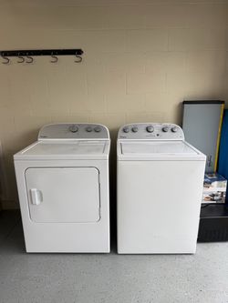 Whirlpool washer and dryer