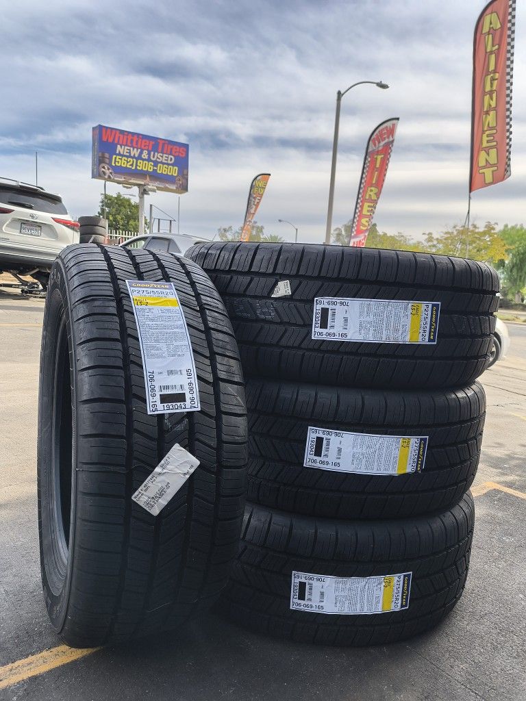 275/55/20 New Set Goodyear Eagle