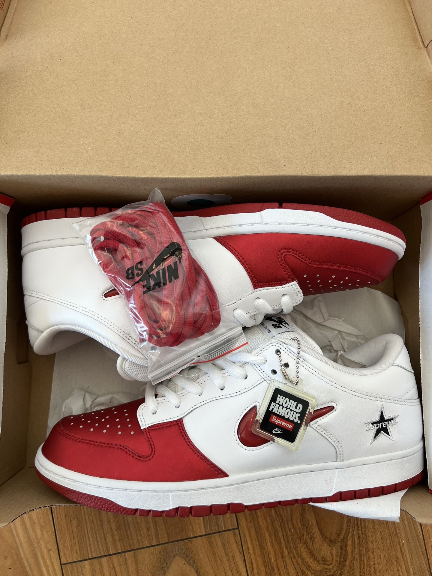 Supreme x Nike SB Dunk Low Shoes New