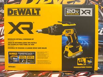 DEWALT DCF630E1 20V MAX XR Brushless Drywall Screwgun Kit