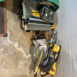 Dewalt Table Saw 8” And Miter Saw 12” 