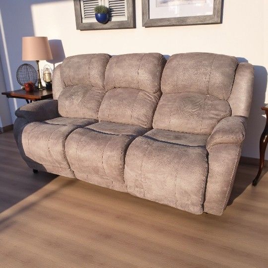 Gray Recliner Sofa