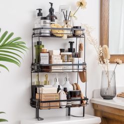 GRANNY SAYS 3-Tier Over The Toilet Rack for Bathroom, Over Toilet Storage, Black