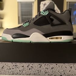 Nike Air Jordan Retro 4 Green Glow