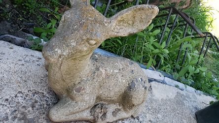 Concrete deer heavy as a real deer