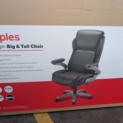 NEW Staples Randolph Big & Tall Executive Chair - 400lb Capacity