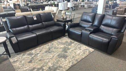 Brand New Glassnr Reclining Sofa And Loveseat