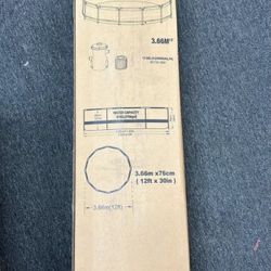 12FT X 30IN SUMMER POOL WITH FRAME  BRAND NEW