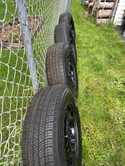 Rims with tires 215/75R15