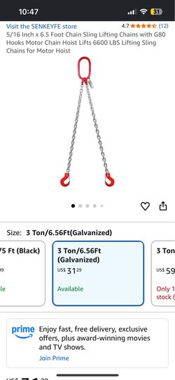 3 ton chain sling
