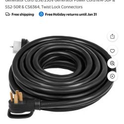 75 FT Vevor 50Amp Extension Cord 