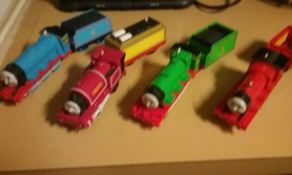 Thomas and friends !!Edward, Percy, Skarloey, & James