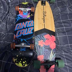 Santa Cruz and rentospec skateboard