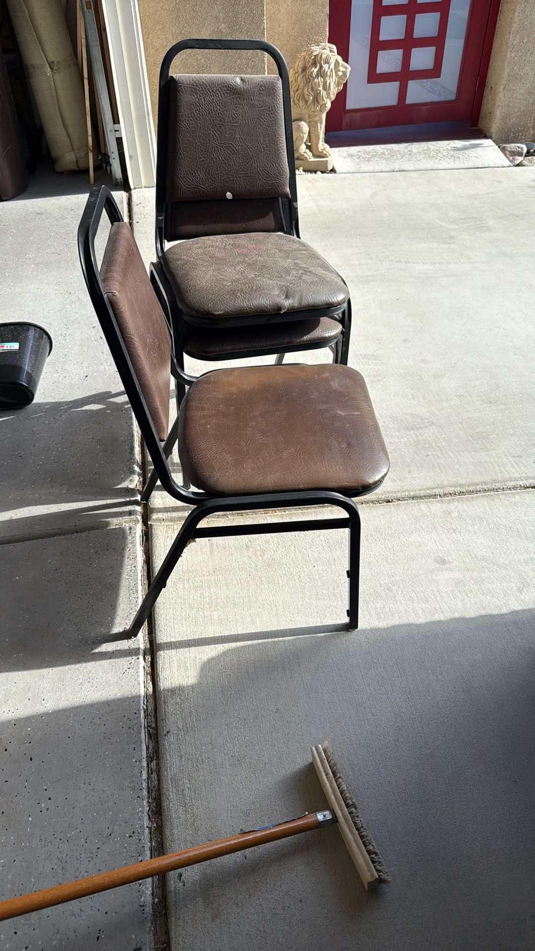 Brown Stackable Chair