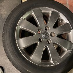 Rim And Tire $75 Good Condition Tire Like New