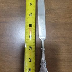 1890 TUXEDO pattern Wm Rogers X 7 1/2" RARE SOLID YOUTH KNIFE, Please LOOK!