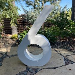 Large Wood Number Six Birthday Sign