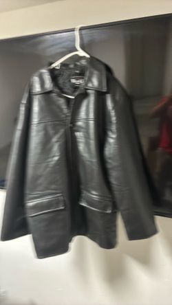 Man’s new RDG leather jacket