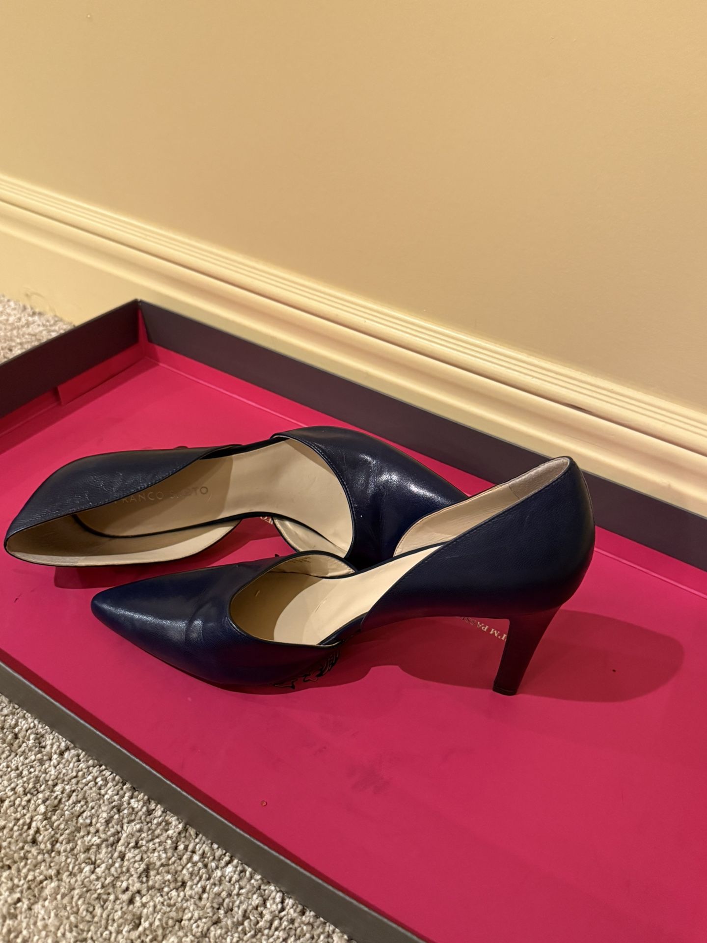 Franco sarto Navy Blue 2in Heels