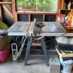Craftsman Table Saw with Align-A-Rip Fence – Works Well