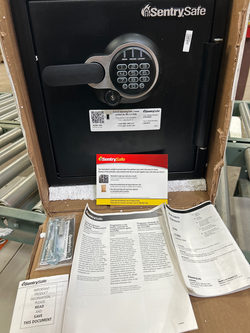 SentrySafe Extra-Large Steel Security Fire Safe Box with Digital Keypad, 34.8-L, Black