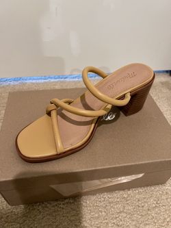 Madewell Bombe Heeled Mules in Leather 7