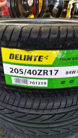 EVERGREEN TIRED 205/40/17 brand new