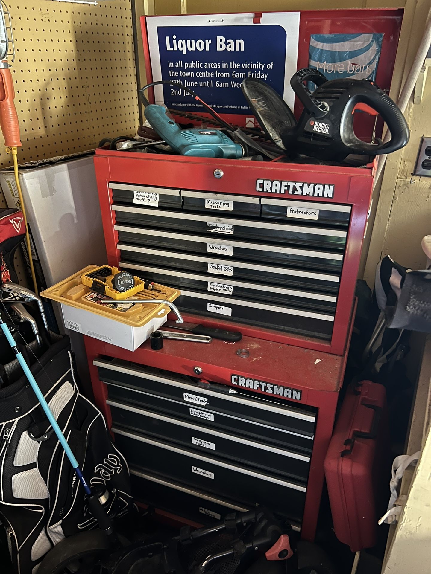 Craftsman Standing Tool Box.
