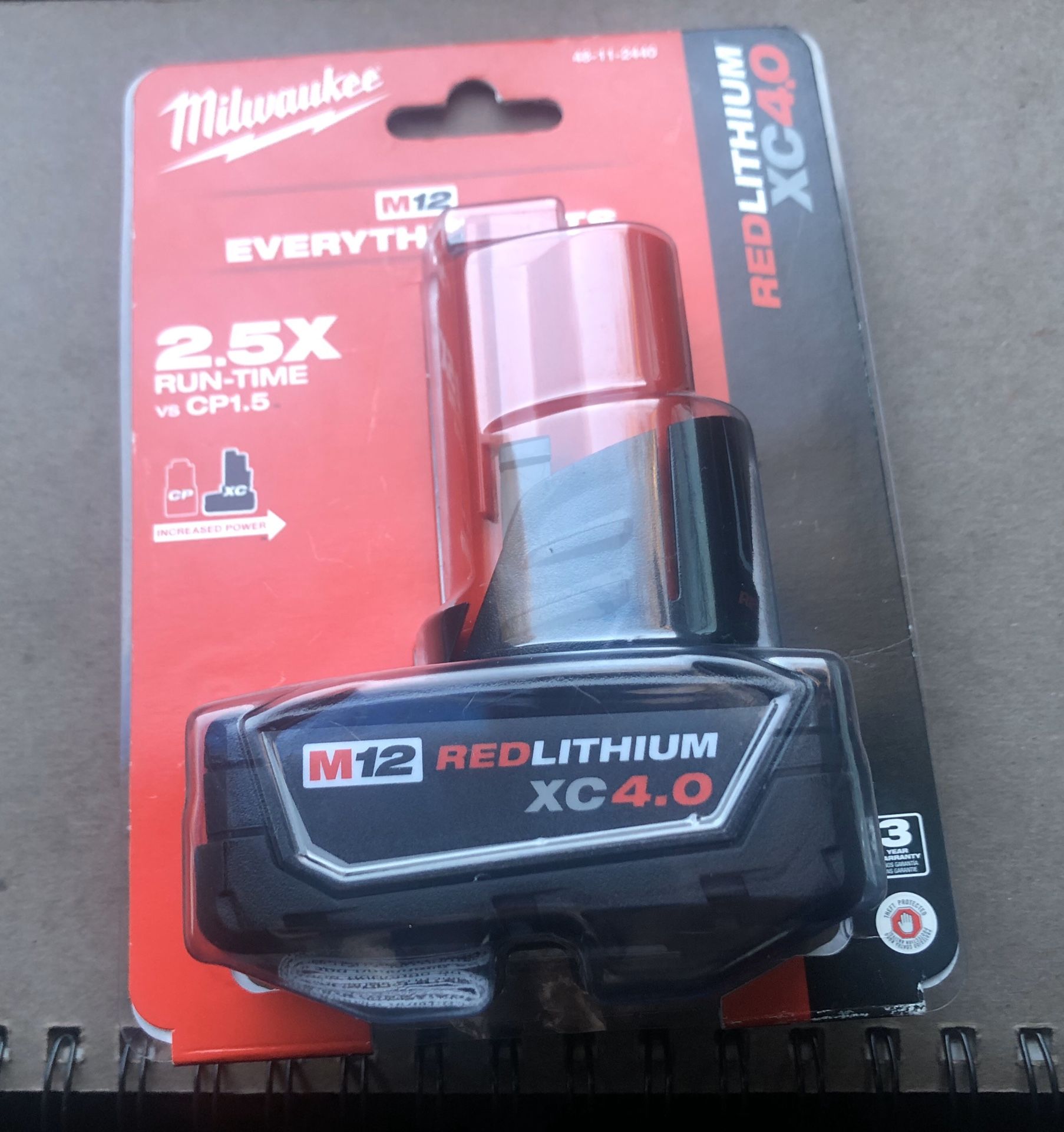 Brand New Milwaukee M12 Battery