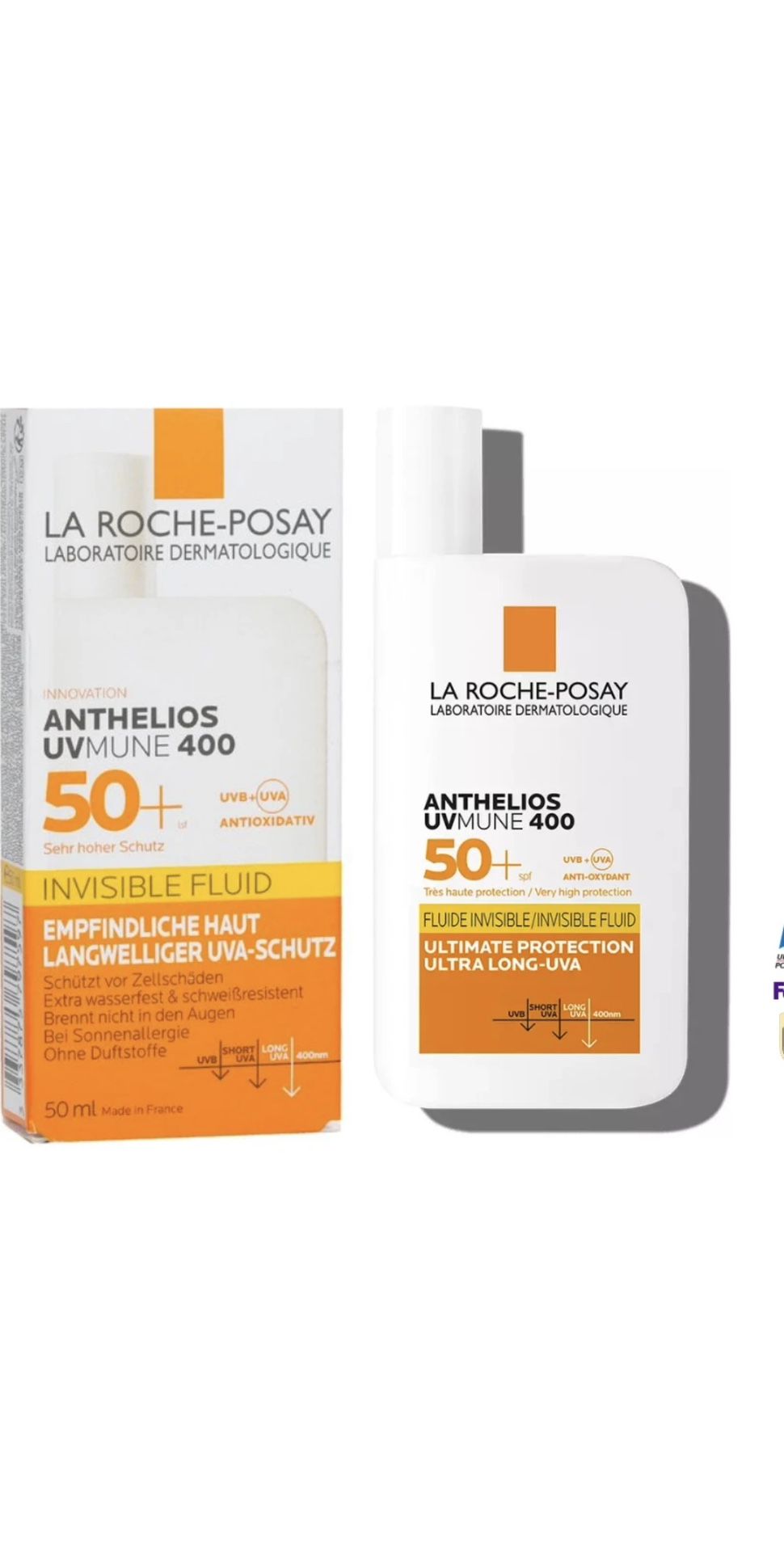 La Roche-Posay Anthelios UVmune SPF50+ 50ml | Invisible Sun Fluid | EXP 06/26