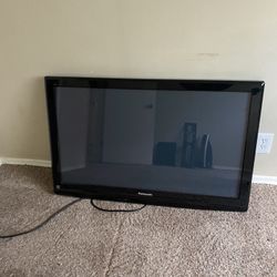 Panasonic Wall Mount TV With Shelves