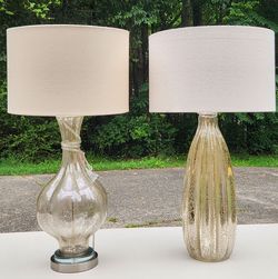 Modern Fluted Glass Table Lamps