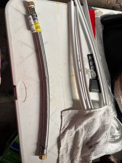 24-Inch Braided Stainless Steel Water Connector Hose