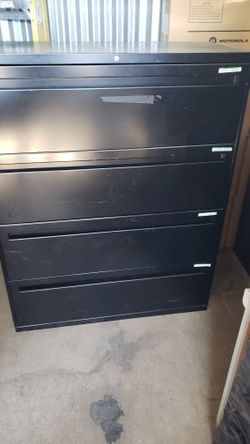 Metal file cabinet