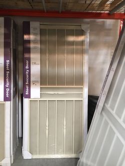 36x80 cottage rose security door