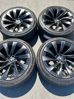 20” oem tesla model y wheels 20 inch satin black rims Tesla y
