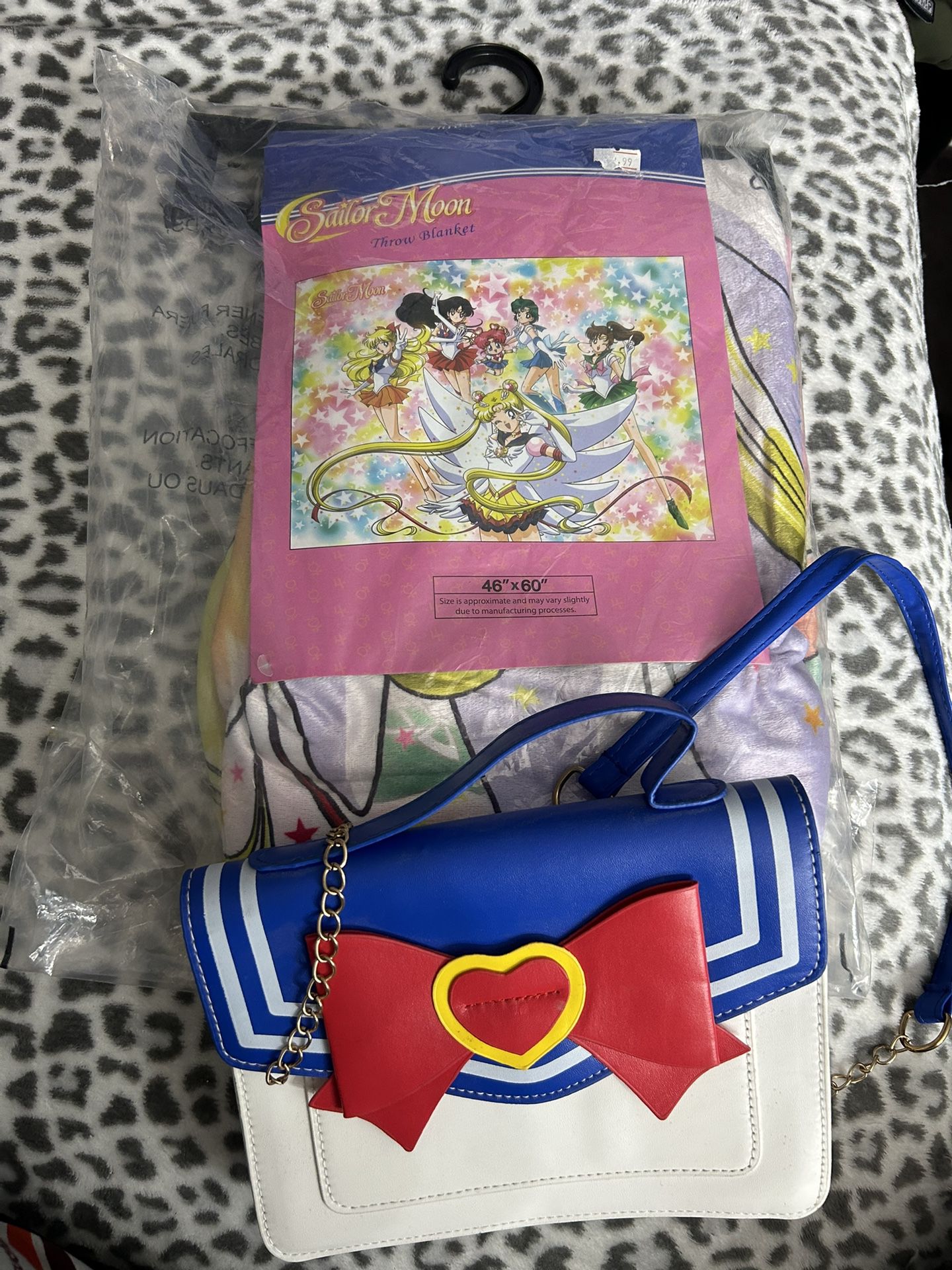 Sailor Moon Blanket And Purse 