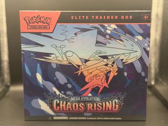 Chaos Rising Elite Trainer Box ETB Sealed Pokemon