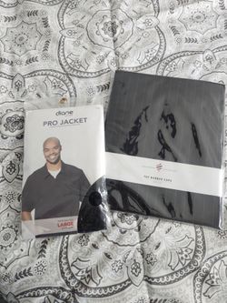 Barber Jacket Size L + Barber Cape Set – New