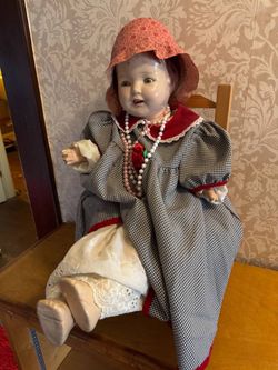 Antique bisque head doll