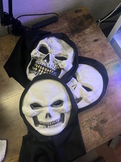 3 Halloween Skeleton Masks